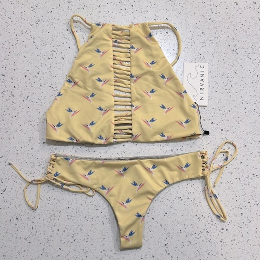 Nirvanic Bird Of Paradise Baris Top  Umika Bottom Set S